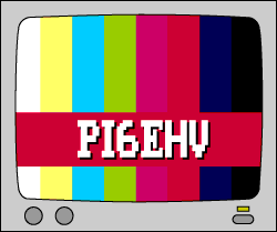 Beeld van PI6EHV, een ATV repeater in Eindhoven